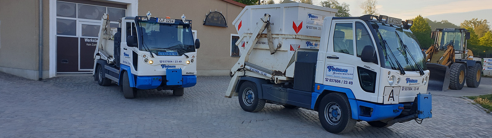 Fröhlich Niedermülsen, Transporte, Baustoffe, Containerdienst